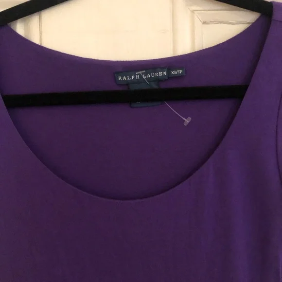 Ralph Lauren Purple cap sleeve dress - Picture 5 of 5